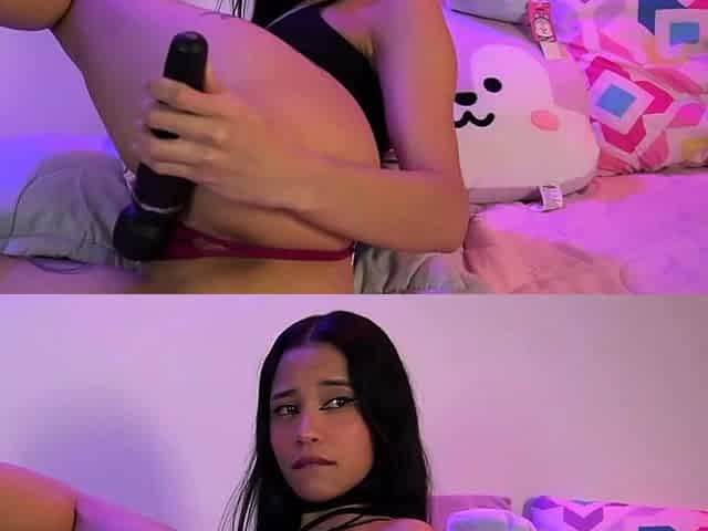 Brunette amateur homemade webcam ass