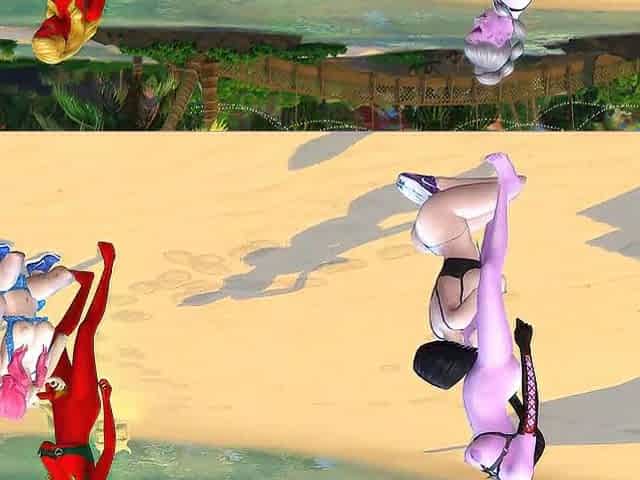 Nasty Sims, the crew at the beach