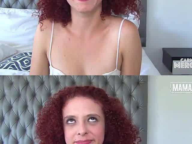 Unshaved Hair Redhead Gets Her Bazookas And Vagina Oiled Up - CARNE DEL MERCADO