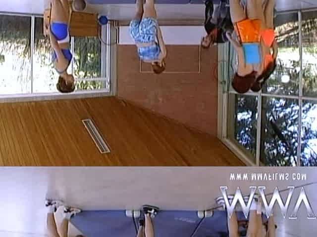 Sport lesson ends with hard flexible fuck and facial