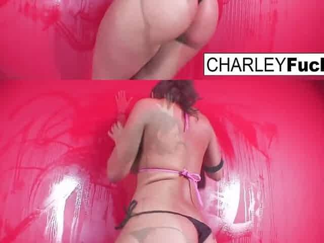 Charley Follow Gets Oiled Up And Plays With Herself