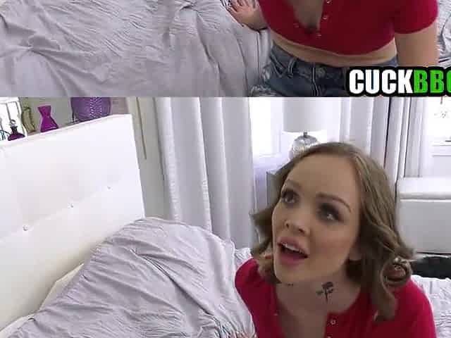 Hotwife Makes Cuckold Hubby See Her Screw Large Ebony Dong