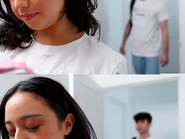Teen stepsister makes it up to stepbro