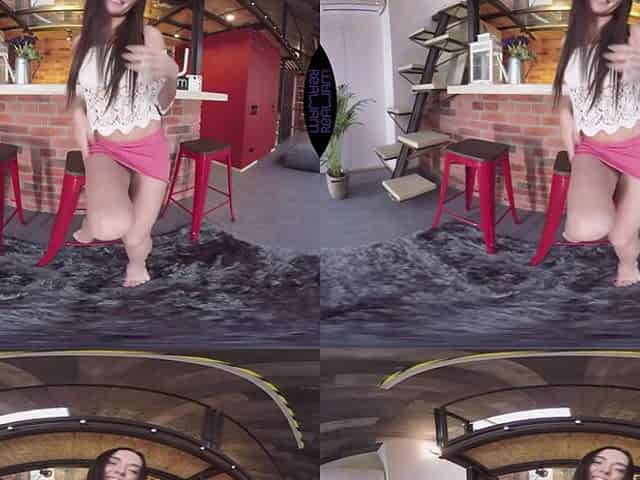 Fun At The Bar - Brunette Fingers In Public - Sexlikereal