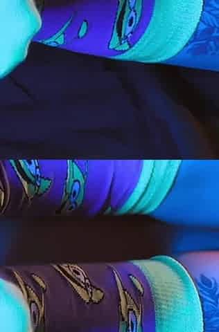 Young Girl with Beautiful Feet Masturbating with a Unicorn Horn Dildo