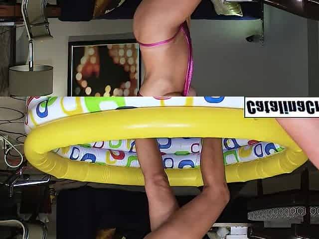 CATALINA CRUZ - Brynn Tyler Lesbo Oil Wrestling