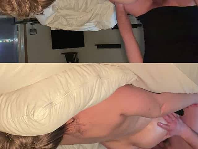 Massaging Curvy, Horny MILF Begging for Huge Cock