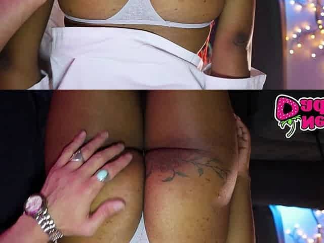 Face Fuck Casting, Black MILF Throat Put to the Test