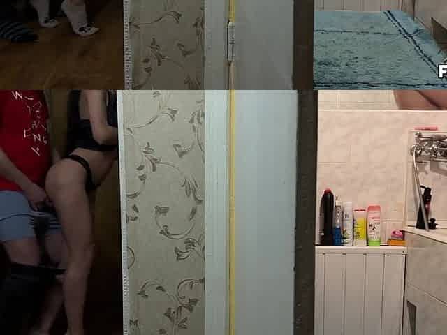 A Neighbor Fucked Me in the Mouth While My Husband Was Washing in the Shower