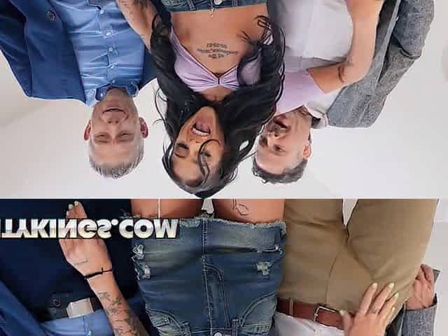 REALITY KINGS - Hawt Ryan Reid Crashes The Office Party And Seduces 2 Married Boys Into A Steamy Three-some