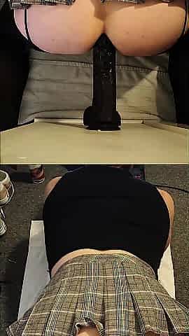 Sadie training her butt for BBC