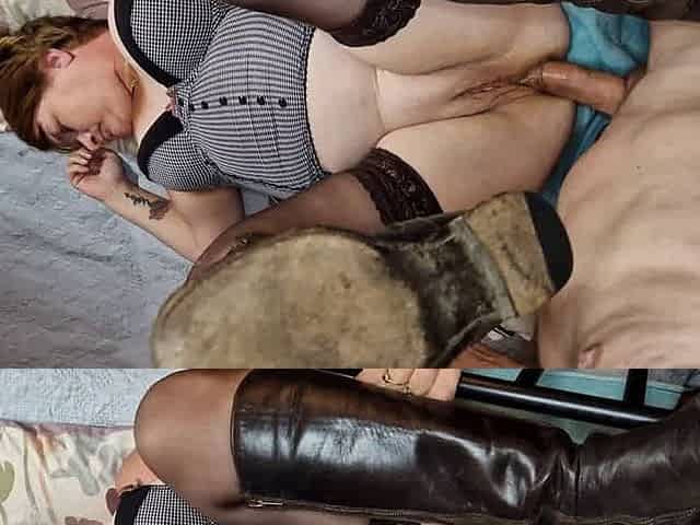Sexy milf in stockings