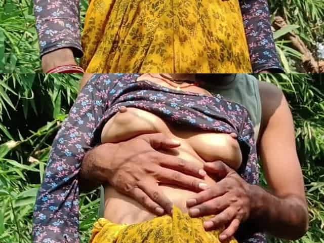 Outdoor Catch and Fuck Village Girl Desi Style