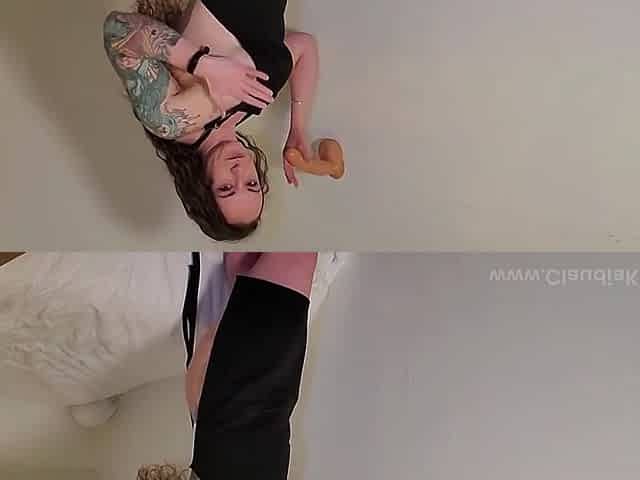 Milf Slut In Apron Sucks Cock And Gags