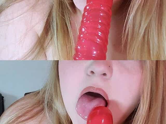 Amateur blonde teen girlfriend toyed and facialized