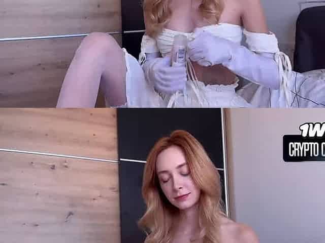 Stepbrother creams gloves and stockings! Best special naughty XXX.