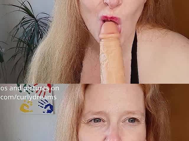 Shaggy_Fantasies With my red lips I suck the sex tool