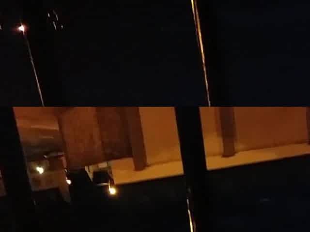 Urinate on the balcony