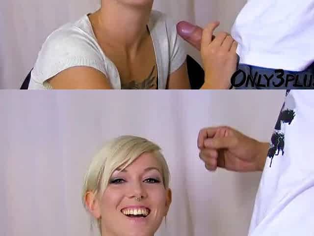 French Amateur Is Getting Her Butt Drilled In A 3some