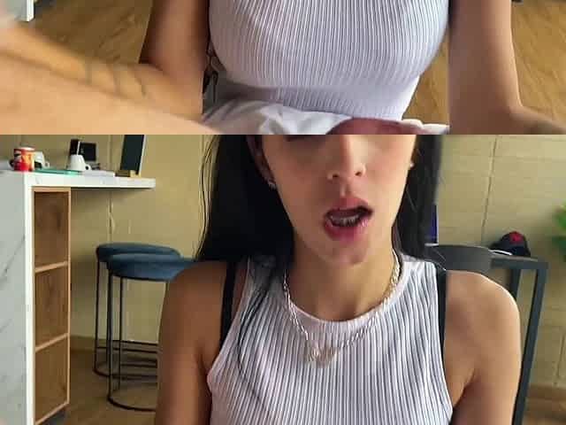 She Screamed - Busty Big Tits Latina 18yo Rimming in Rough POV