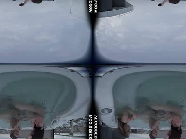 3way Lesbian Sex In Rootop Jacuzzi Poppy Ellah Sammie