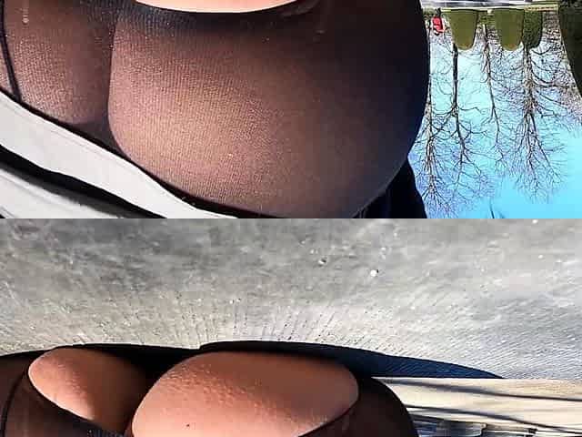 Solo ass and pussy spreading after toying masturbation
