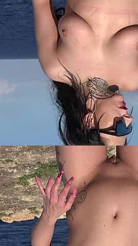 German Bitch Hunter Pounds Horny Slut on Wild Beach Fuck