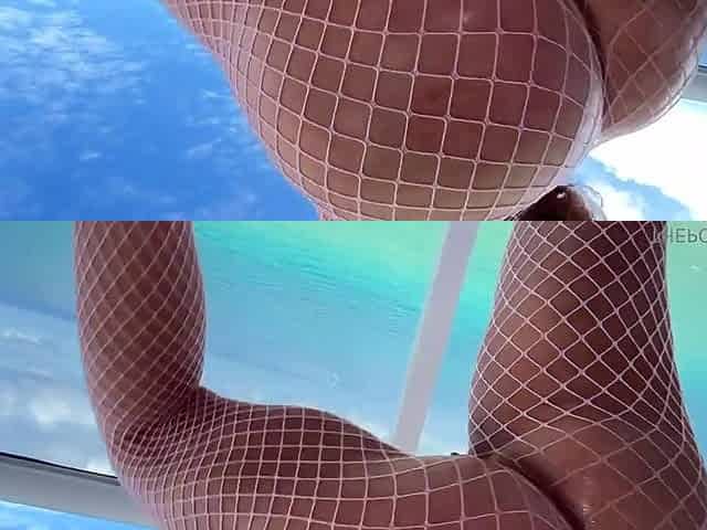Raissa Nur dicked by monster cock - Pov hardcore in fishnets - Blowjob