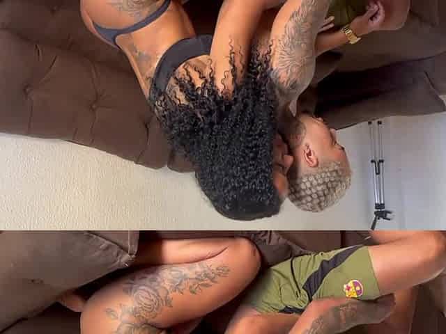My stepmother came to give me a massage, I couldn't resist and I ate her out deliciously.