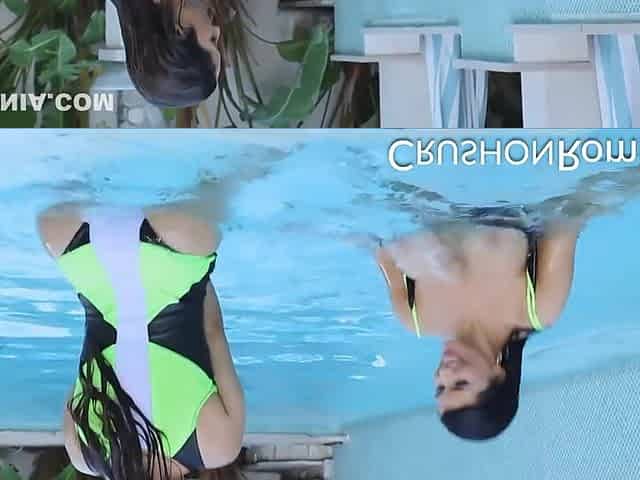 Lick Each Others Pussies At The Pool With Romi Rain And Reena Sky