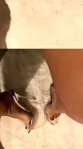 Foot fetish Close up feet and toes tease