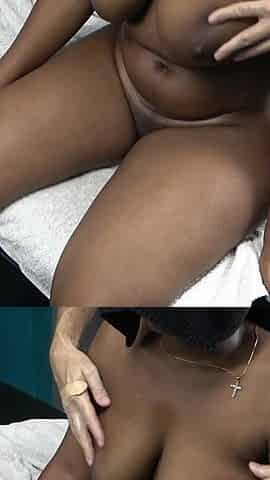 Horny Masseur Jerking off While Massage Africa Sexy Ebony Client