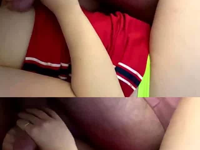 Evening of Romantic Sex Leaves Her Mouth Full of Cum