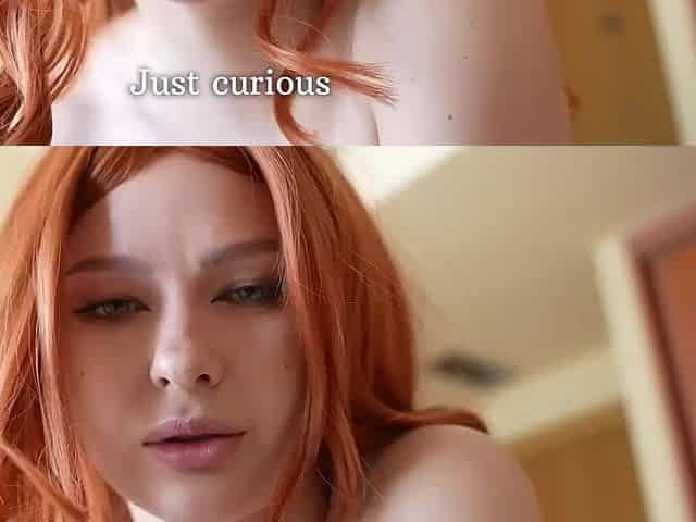 My redhead Russian stepsister loves morning anal