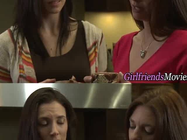 Brunette Tastes Lesbian