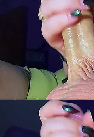Real Amateur Close up Handjob Cumshot Big Cock