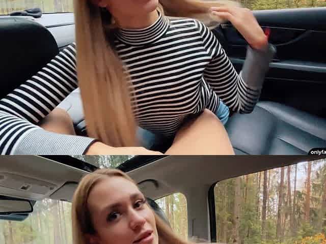 POV Do Not Stop, Fucking Stepmom in the Car Before College