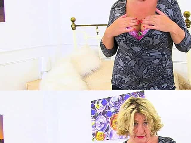 Busty milf Camilla Creampie tickles her G-spot