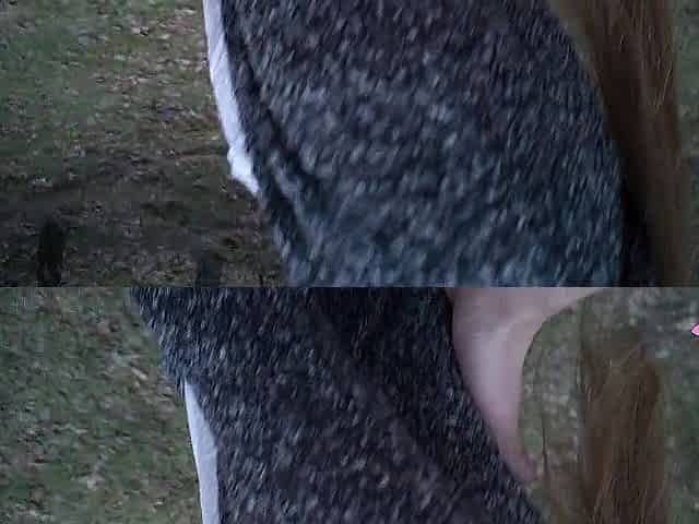 Gave a lot of semen to a glamorous nymphomaniac in the forest (part two)