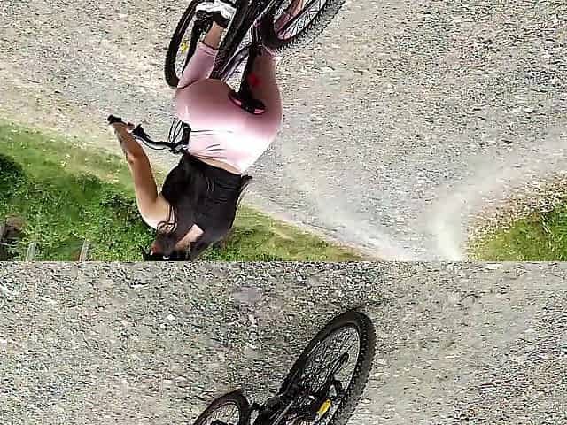 Bike ride ended with hard sex in the midst of the forest with my recent ally.