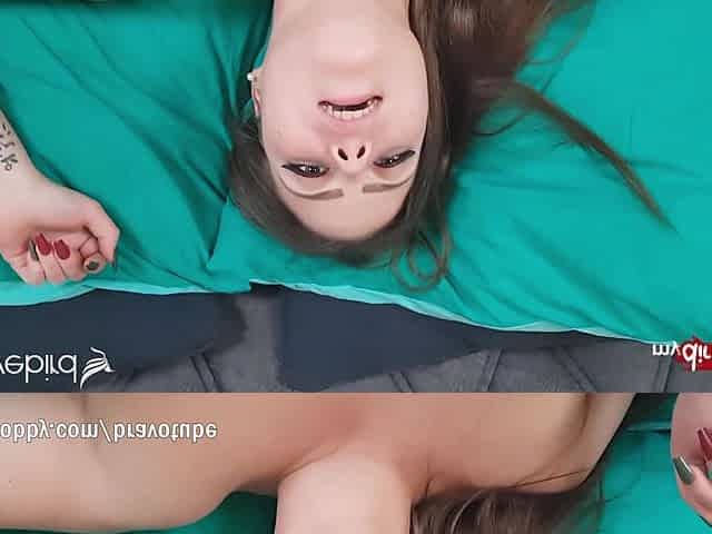Multiple real orgasms for this curvy teen
