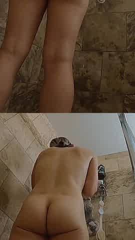 He Showered Me and Rimming Ass to Clean up