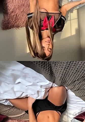 Cute teen anne solo anal masturbation