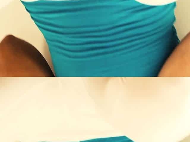Sexy blonde peels off her yoga pants and masturbates avidly
