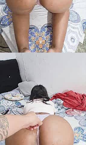 I punish my big-ass stepdaughter's anus for being rebellious