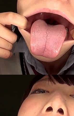 In the Classroom College Uniformed Ameri Hoshi Trapes You with Spit-soaked Lips