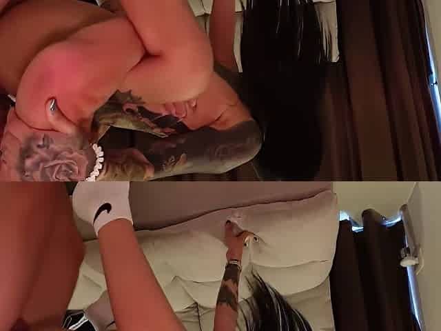 Inked Up Asian Thai Pussy Stretched Out