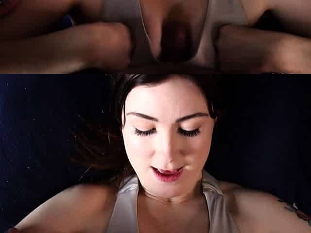 Great amateur video of Brunette POV oral sex