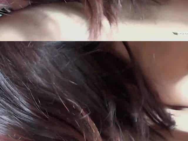 Such a appealing Oriental twat is rarely seen and this frisky brunette hair bangs indeed well
