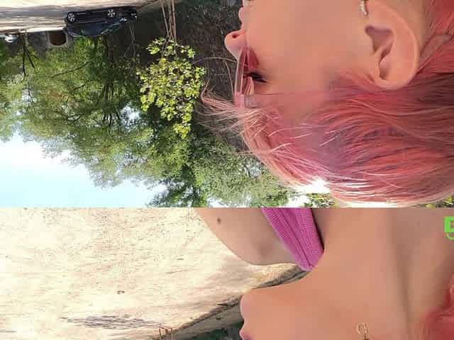 Exhibitionist Public Masturbation in the Historic City